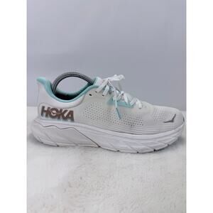 Hoka Arahi 7 Womens Running Shoes White Frost Size 9.5 Athletic Sneakers